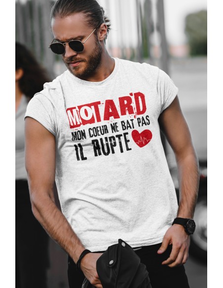 T shirt motard humour